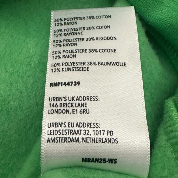 NWT Midnight Rider Anthropologie Libra Sweatshirt Womens M Green Astrology Cozy - Picture 9 of 9